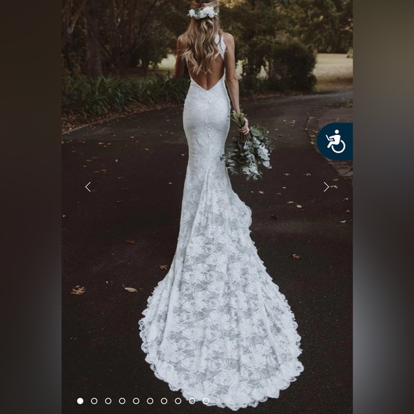 Grace Loves Lace Alexandra Rose Wedding Dress - Picture 3 of 16